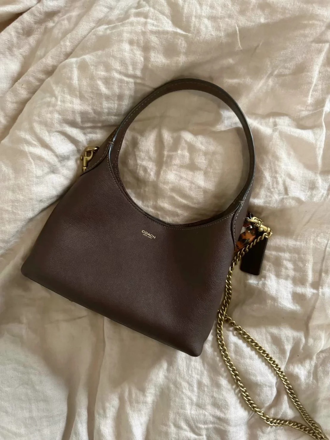【美國連線】COACH BROOKLYN  單肩手袋 BAG 2色 CEAFBB