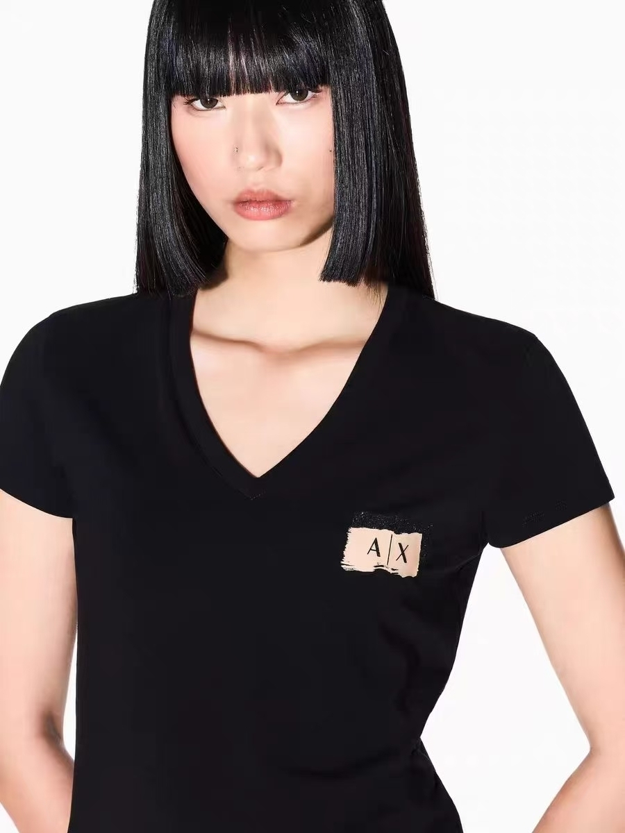 ARMANI exchange LOGO 黑色 女款 Tee
