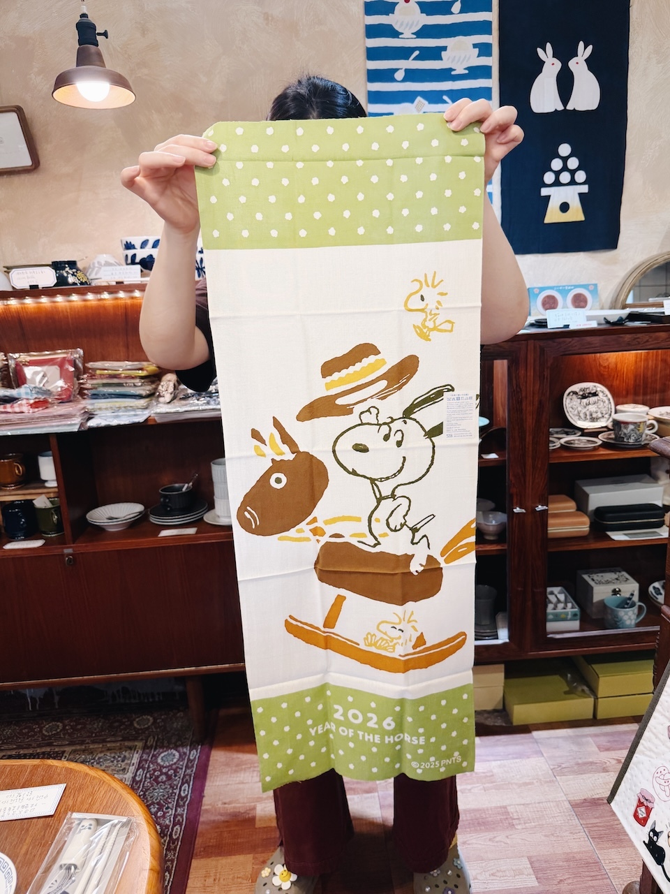 snoopy 2026限定 純棉茶巾