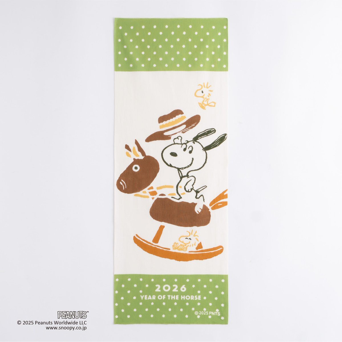 snoopy 2026限定 純棉茶巾