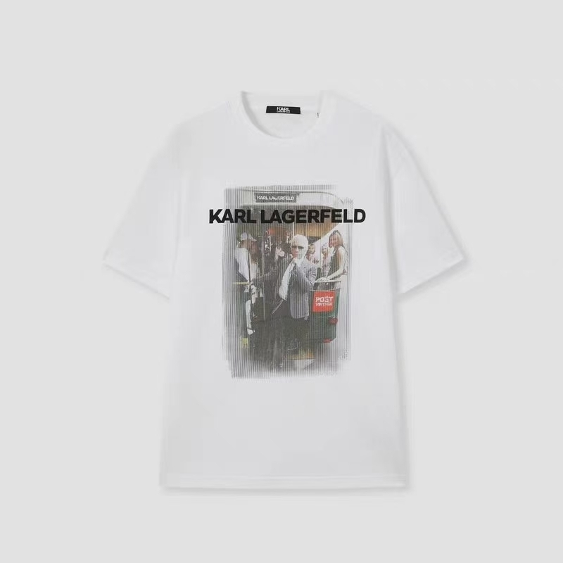 KARL 老佛爺 人像素描 男款 Tee