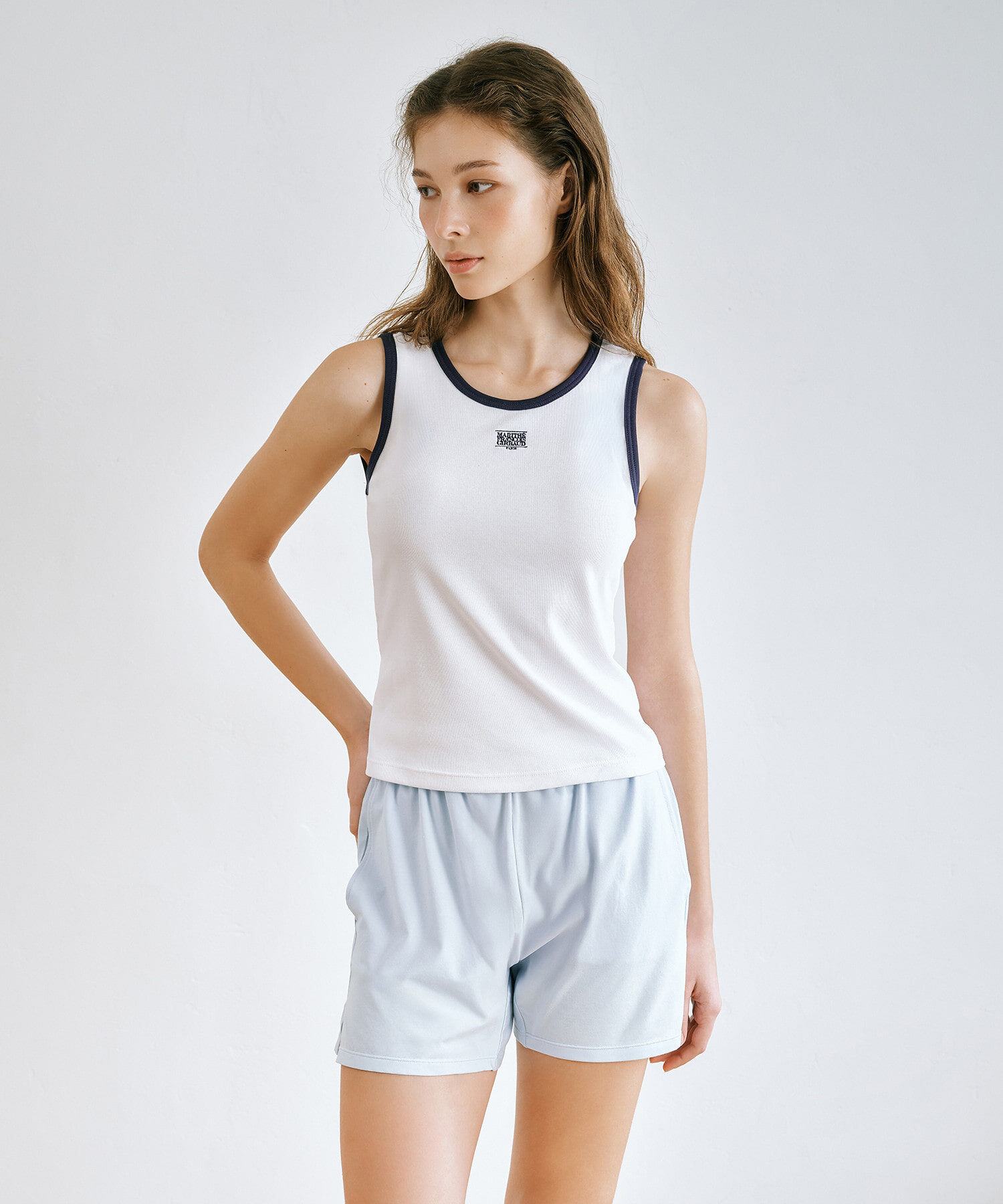 限時優惠｜MFG UNDERWEAR W CLASSIC LOGO RINGER TANK BRA TOP