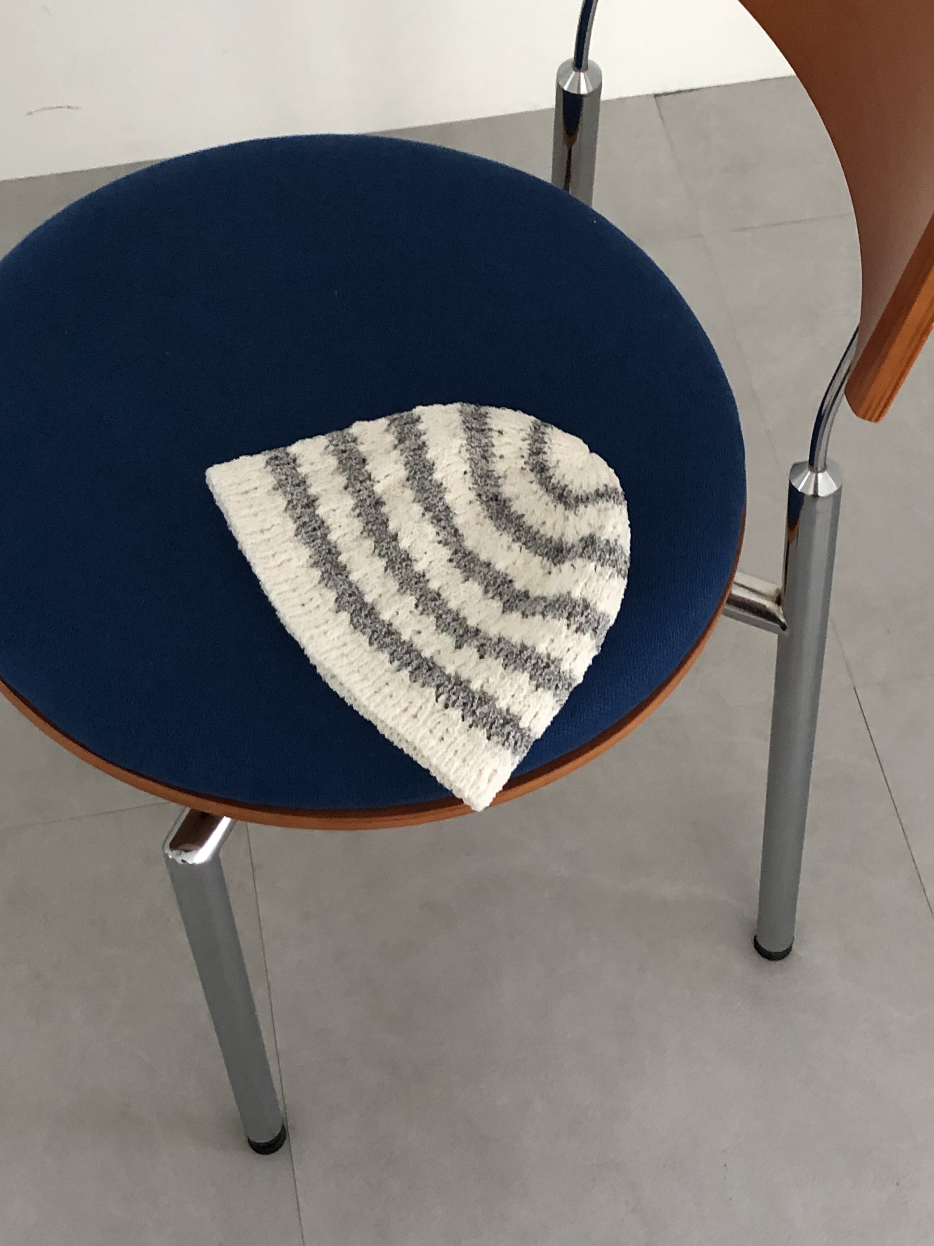 multicolor stripe beanie