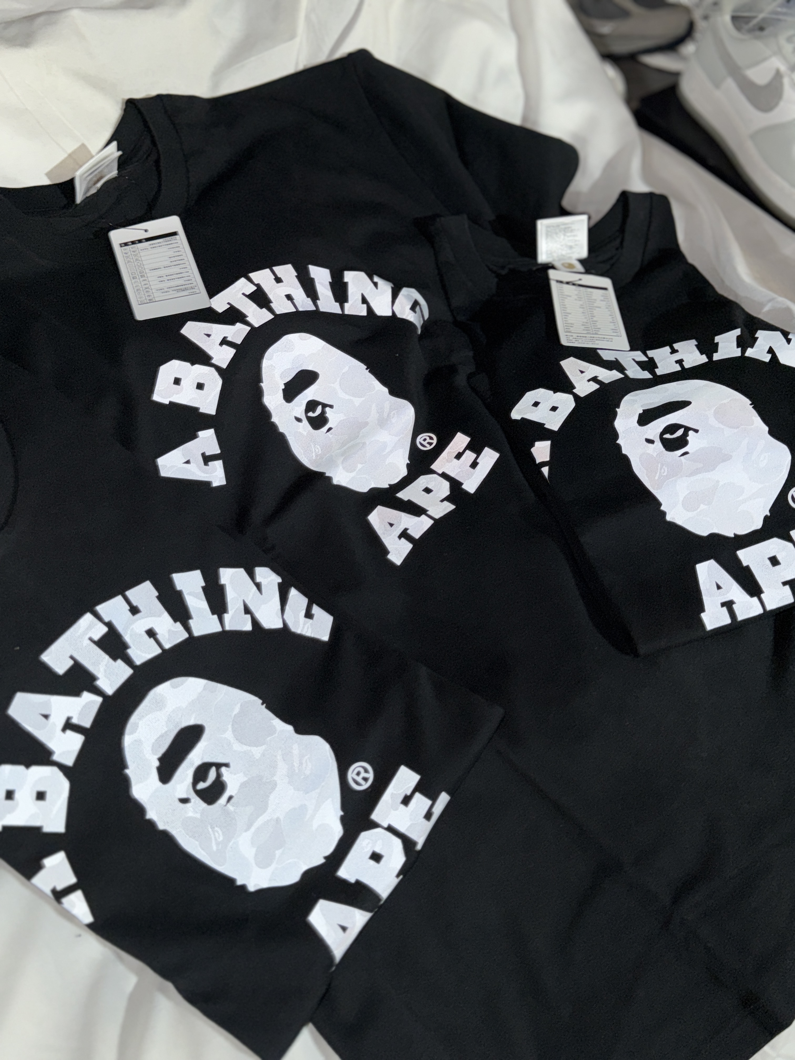BAPE 反光迷彩 猿人 College 短Tee 1M20110008