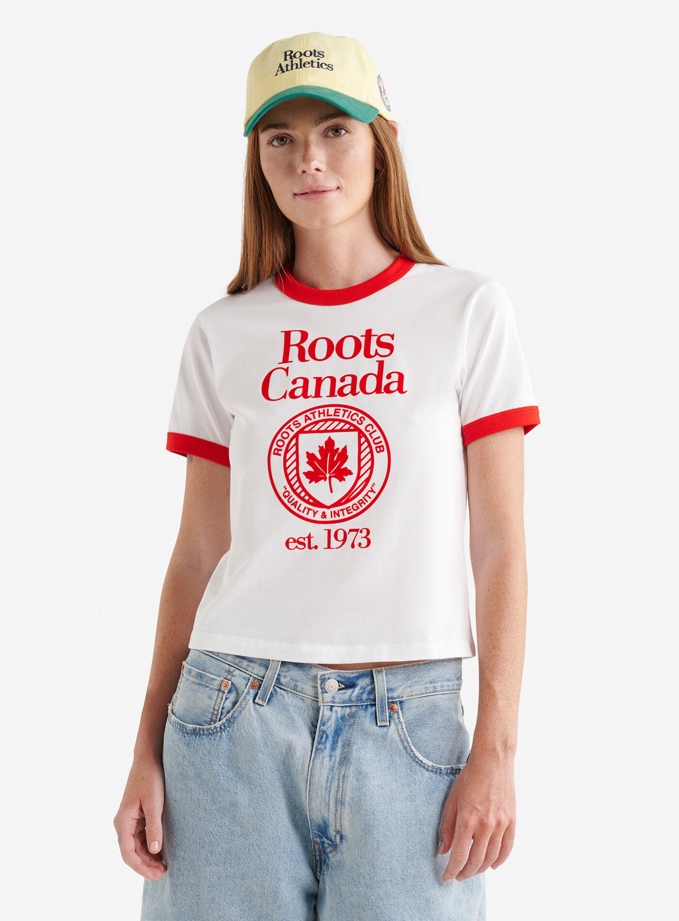 ROOTS 女大人 加拿大世足款 短TEE (2色)