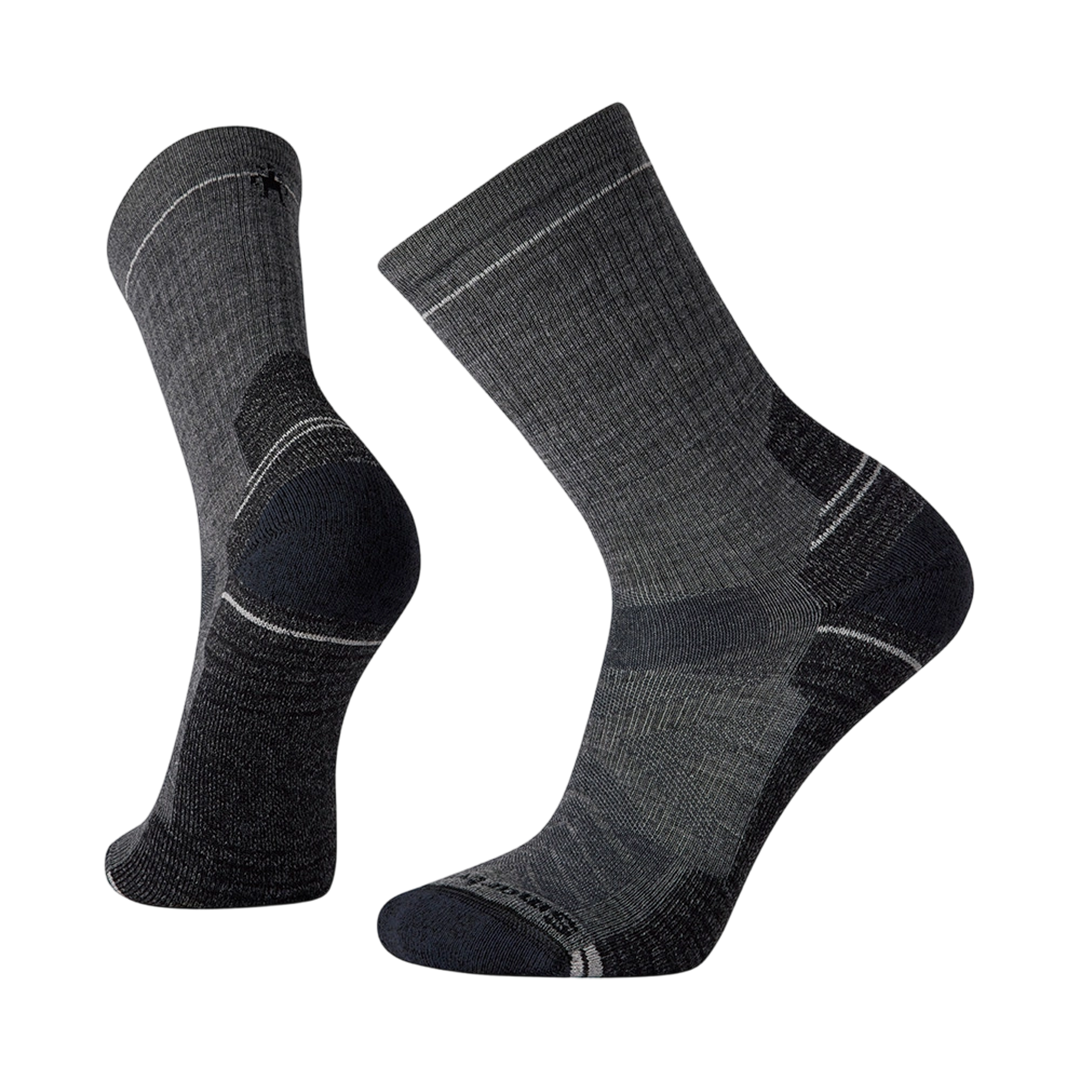 Smartwool 美國 機能輕量減震條紋中長襪 男款 (中性灰色) 44SW001614