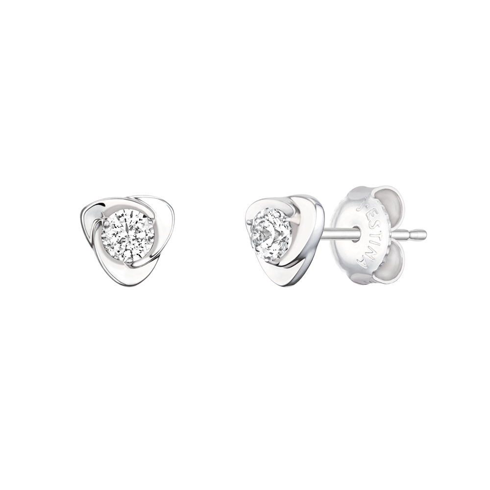 J.estina J.Fenella Silver Earrings (JJJTEQ5B7064SW000)
