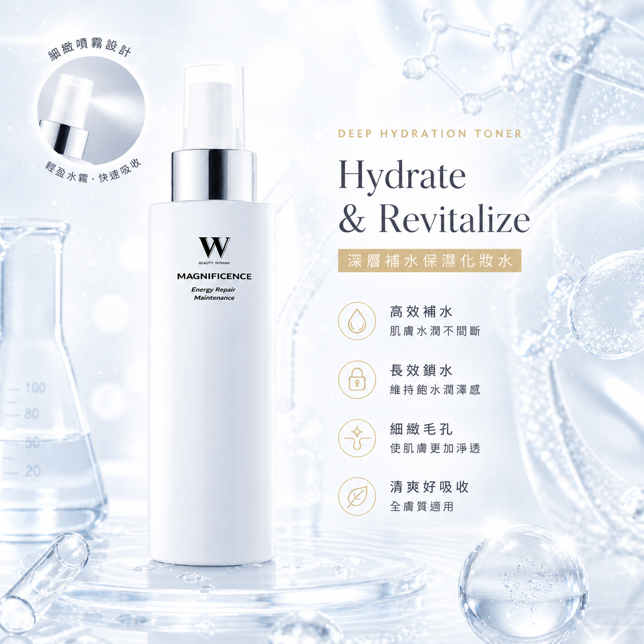 深層補水保濕化妝水 (深度補水/好保濕 )