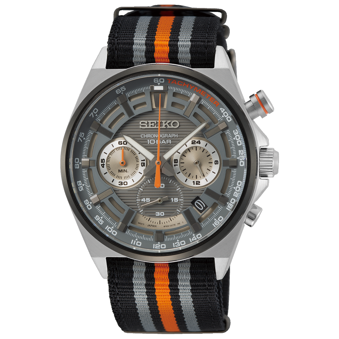 精工 Seiko Neo Sports Chronograph Grey Dial Quartz SSB403 SSB403P1 SSB403P 100M Men's Watch 運動計時碼錶 灰色錶盤 石英錶