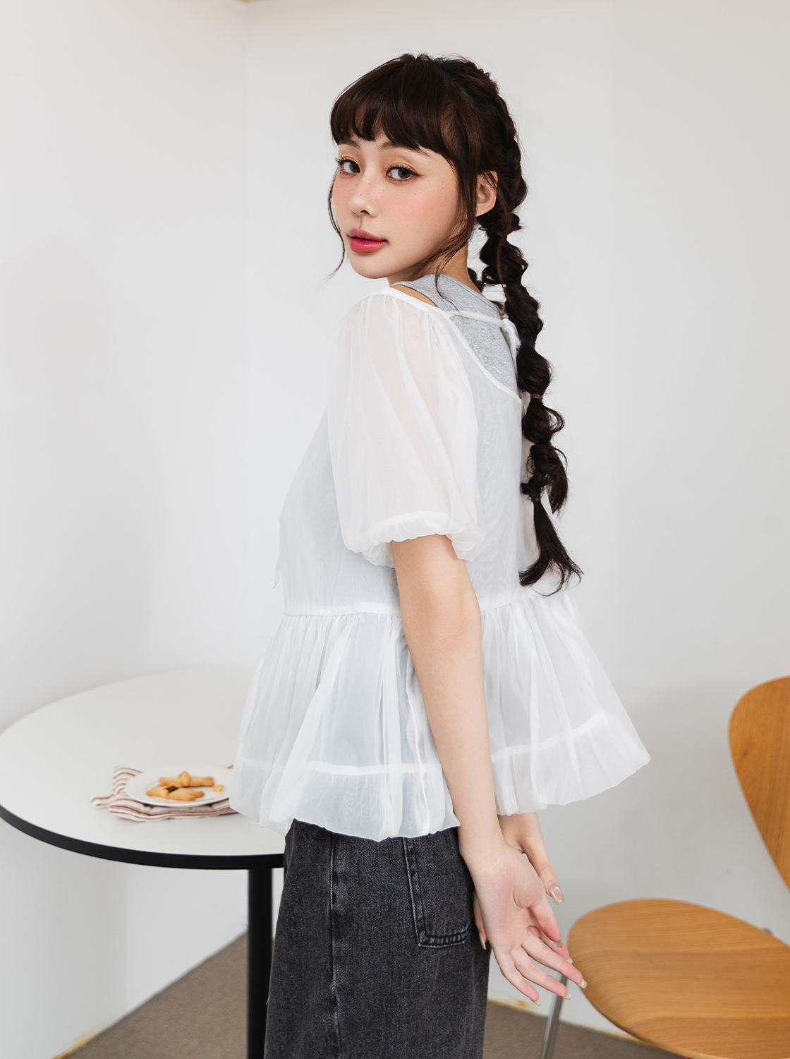 軟軟兔甜蜜日常澎澎袖2件套