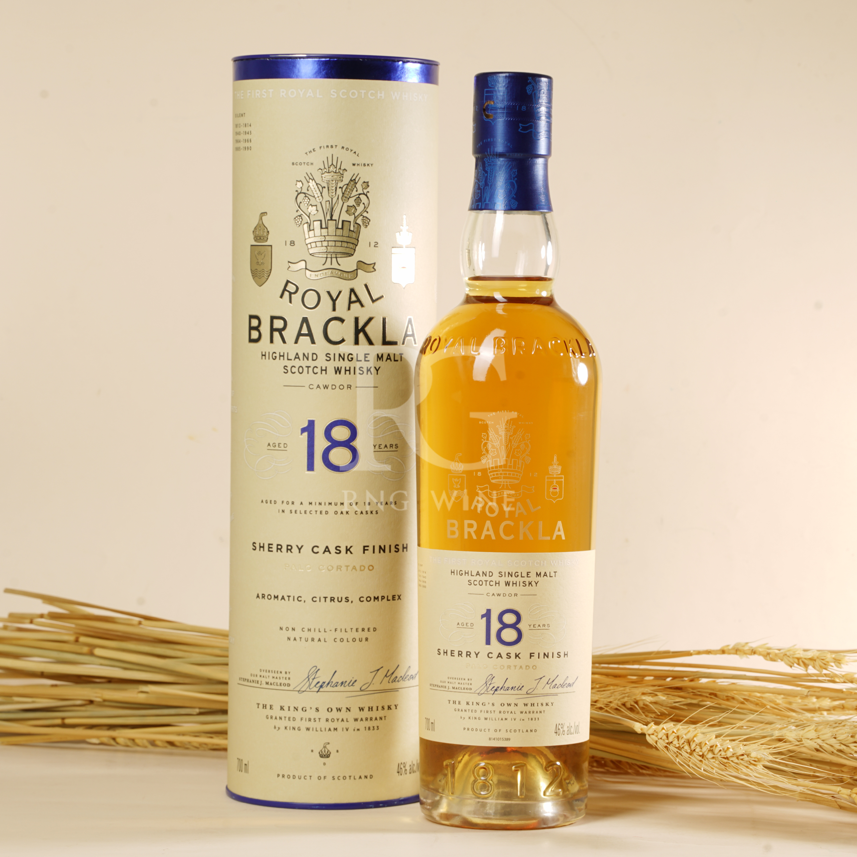 Royal Brackla 18 Years Palo Cortado Sherry Cask Finish Single Malt Whisky