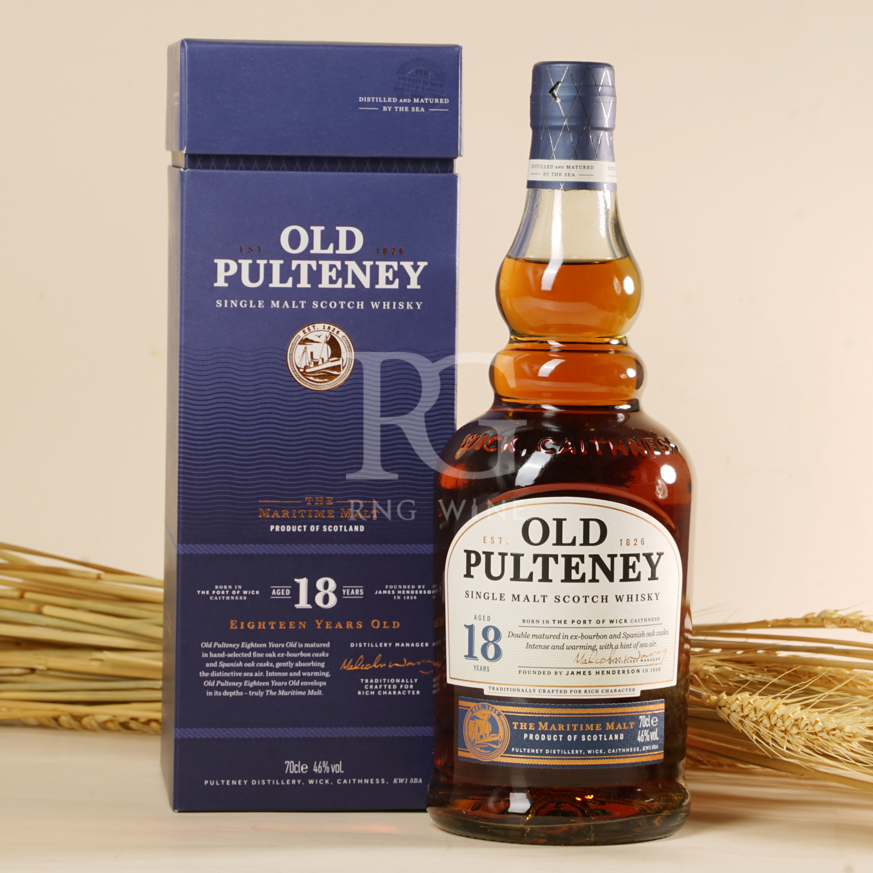 Old Pulteney 18 Year Old Single Malt Scotch Whisky