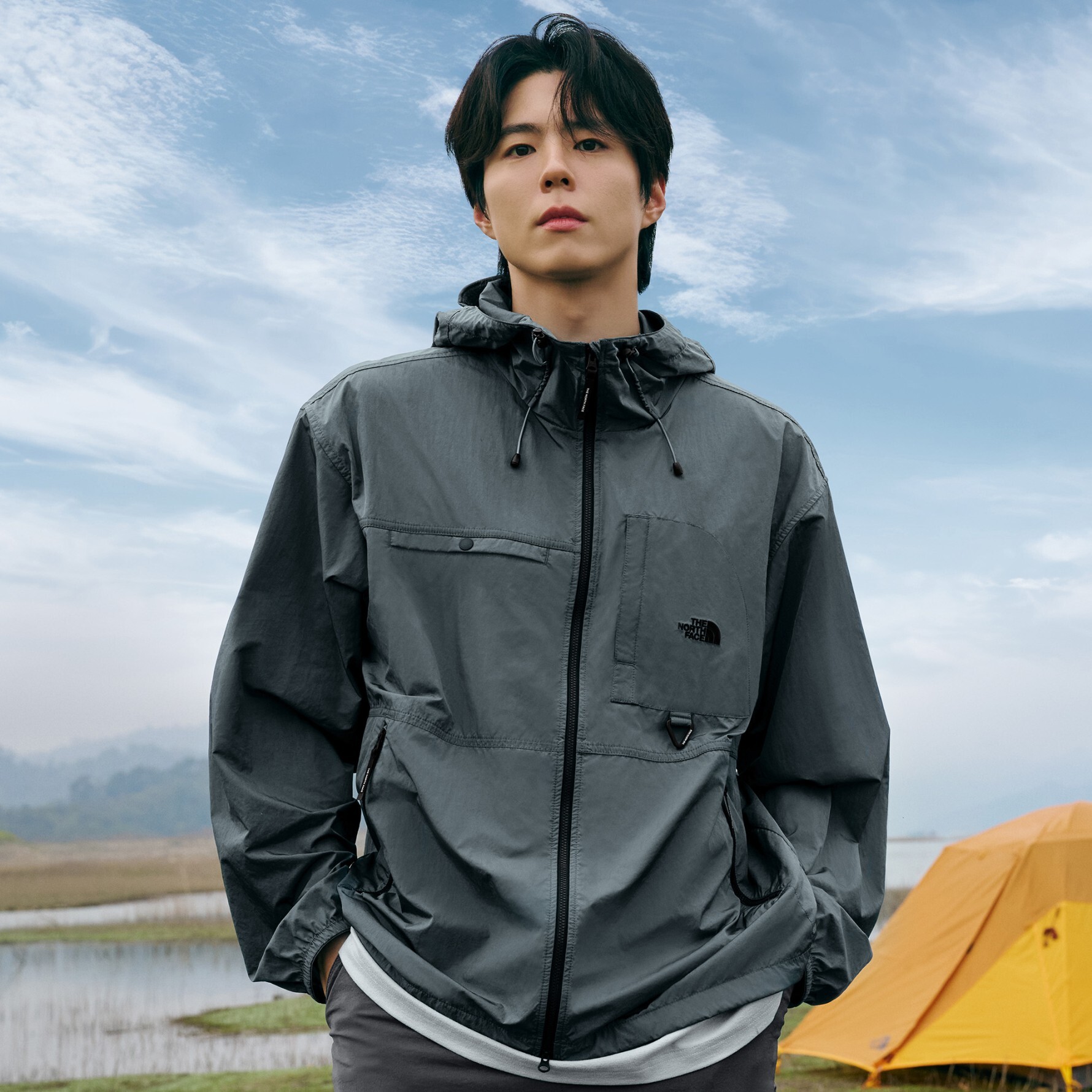 【代購】 THE NORTH FACE 26SS DAYCAMP 輕量露營防風連帽夾克 NJ3LS06 朴寶劍同款