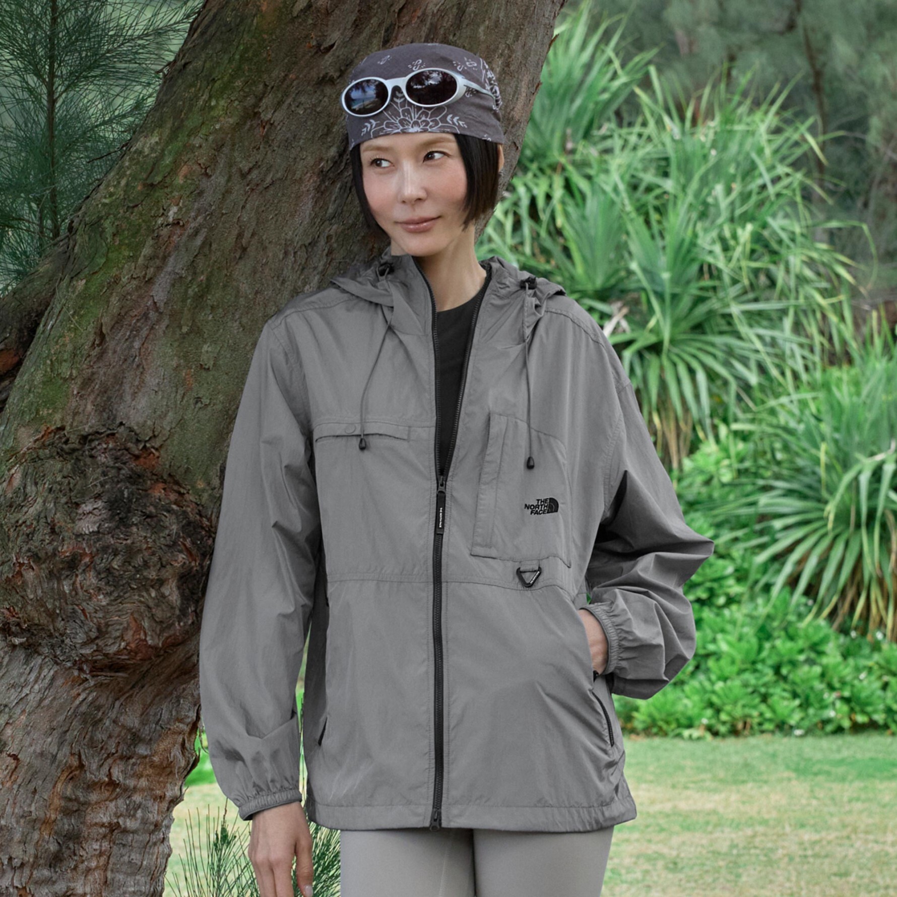 【代購】 THE NORTH FACE 26SS DAYCAMP 輕量露營防風連帽夾克 NJ3LS06 朴寶劍同款