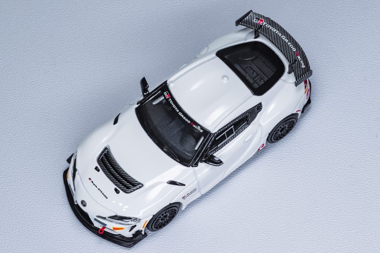 PO-$150 * RHINO MODEL * 1:64 TOYOTA GR SUPRA GT4 EVO2 WHITE