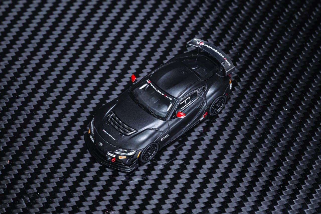 PO-$150 * RHINO MODEL * 1:64 TOYOTA GR SUPRA GT4 EVO2 BLACK