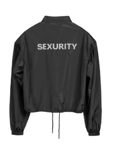 ROCKSTA reflective print workwear padded shoulder coach jacket