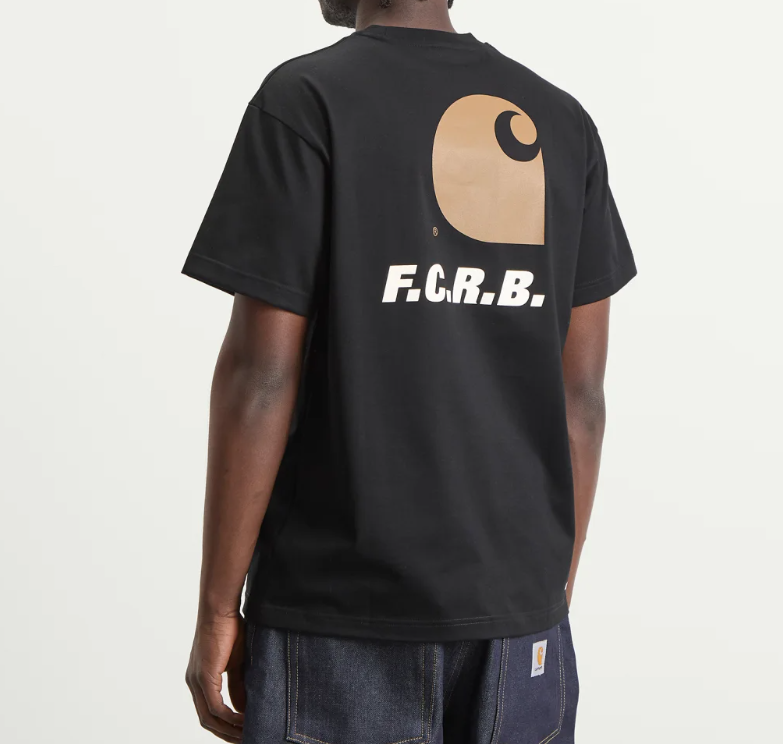 Carhartt WIP x FCRB Pocket Tee- Black