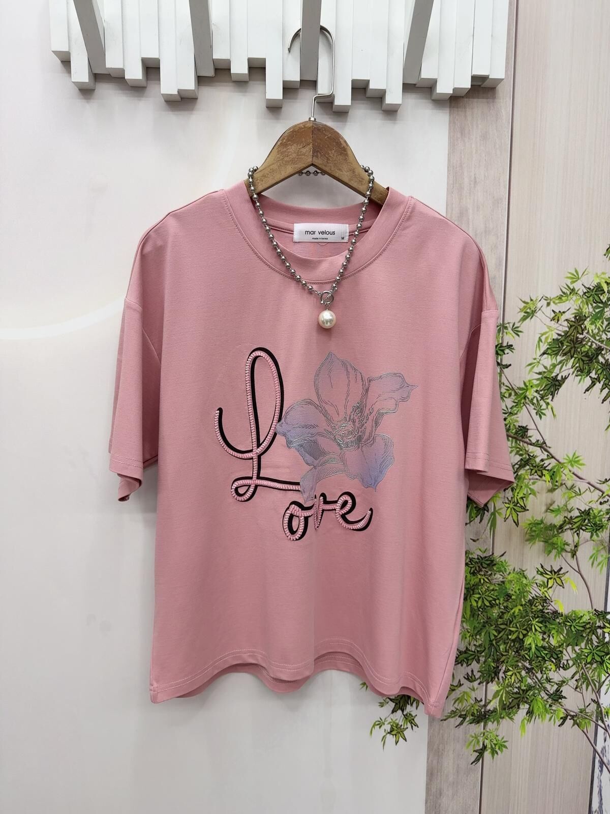 Ma牌子love 字花拼花圖案top~162S