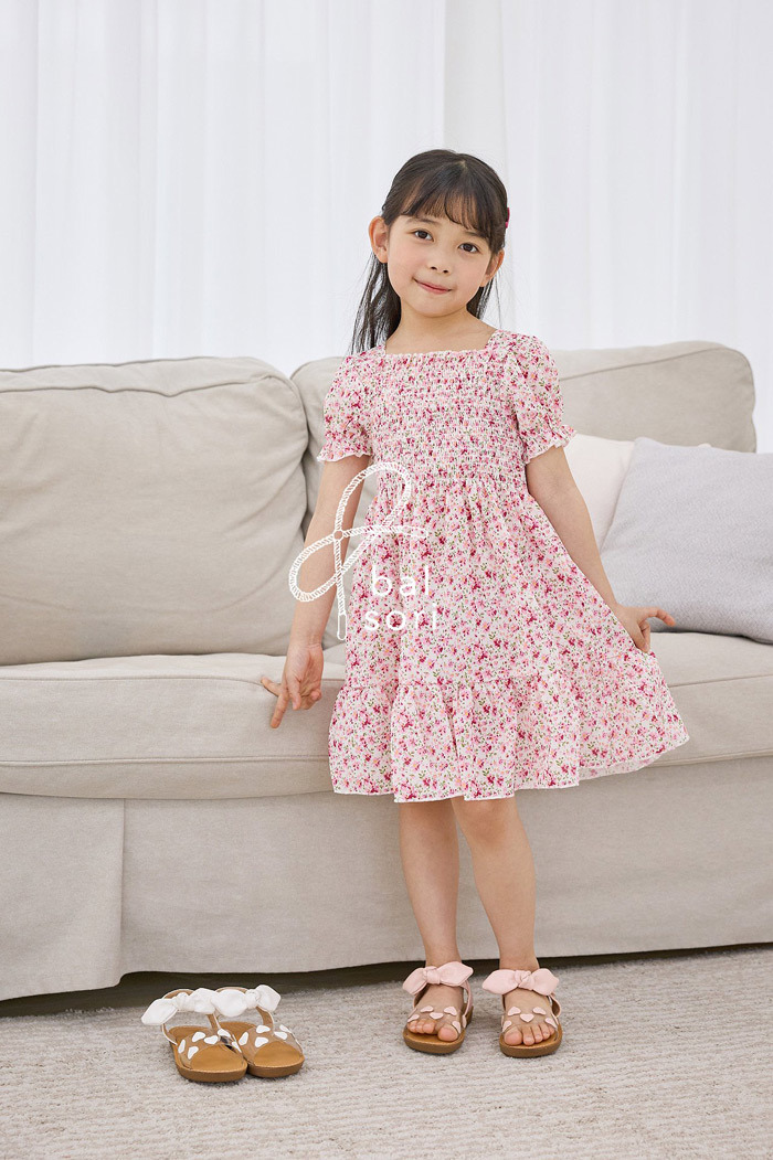正韓夏Babyzzam(Balsori) 兩色透明愛心蝴蝶結涼鞋