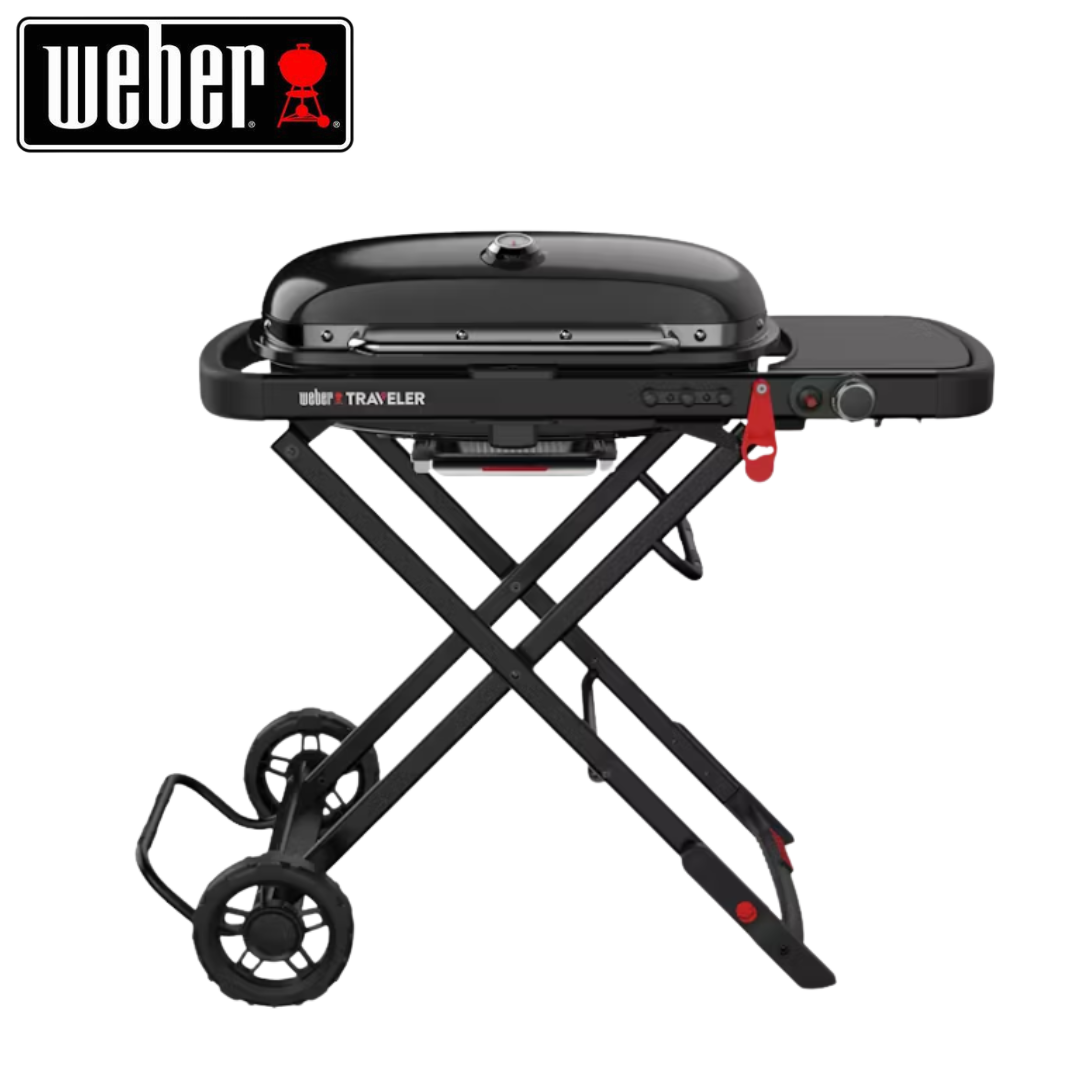 Weber Traveler Portable Gas Grill Stealth Edition - #9013008