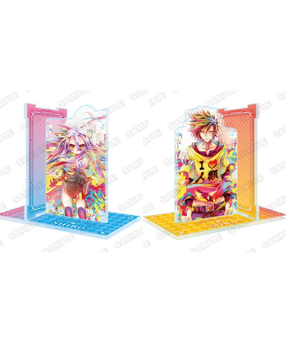 預購-『NO GAME NO LIFE 遊戲人生』第13集發售紀念 壓克力書擋 系列【日本進口精品】