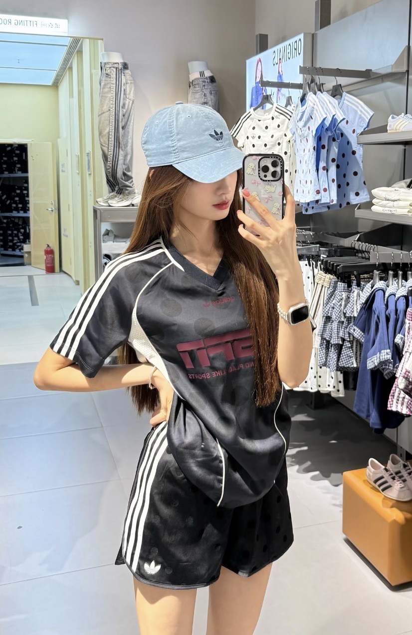 <點點風暴💥> Adidas Originals春夏街頭點點球衣 藍/灰
