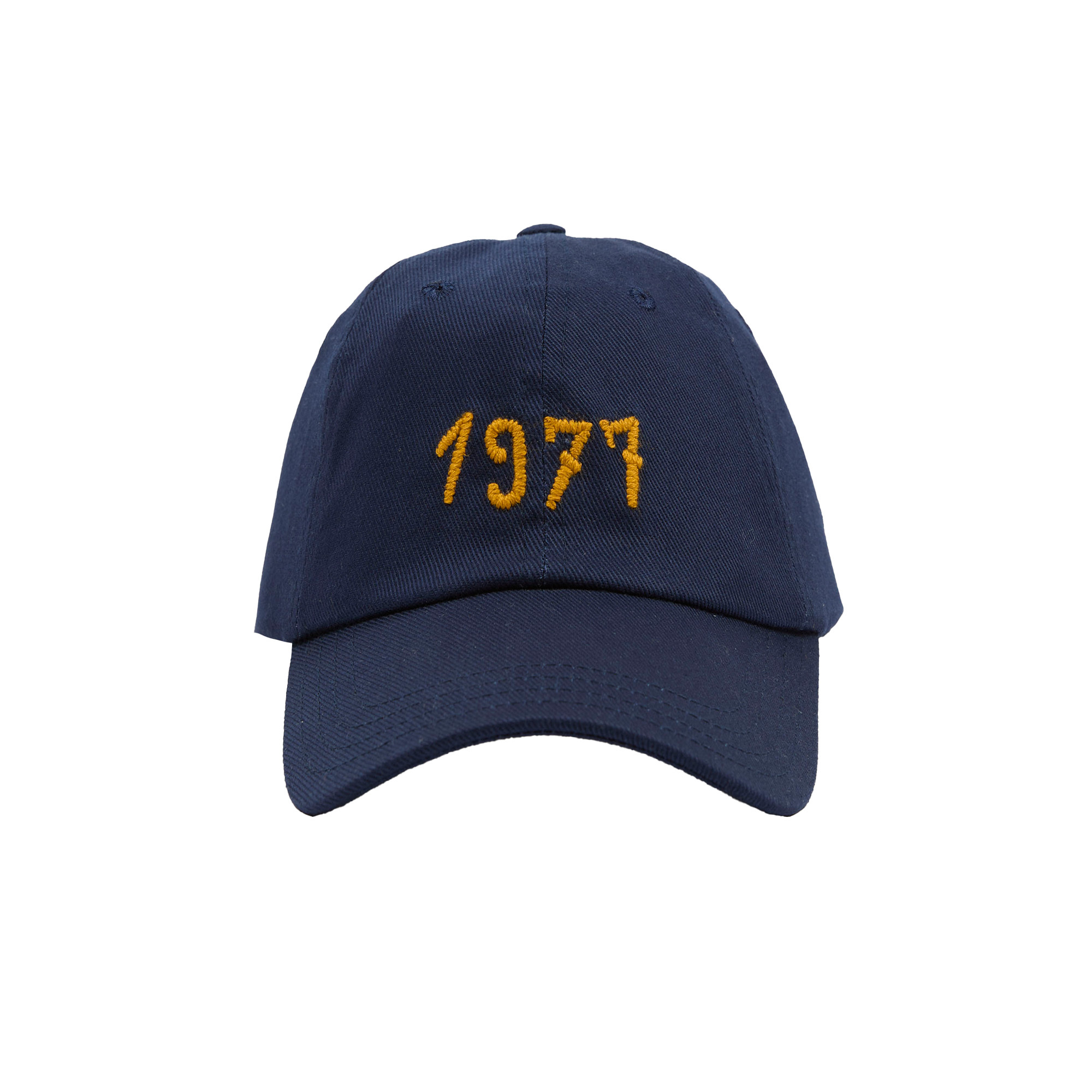 Drake's | Navy Chainstitch '1977' Cotton Twill Baseball