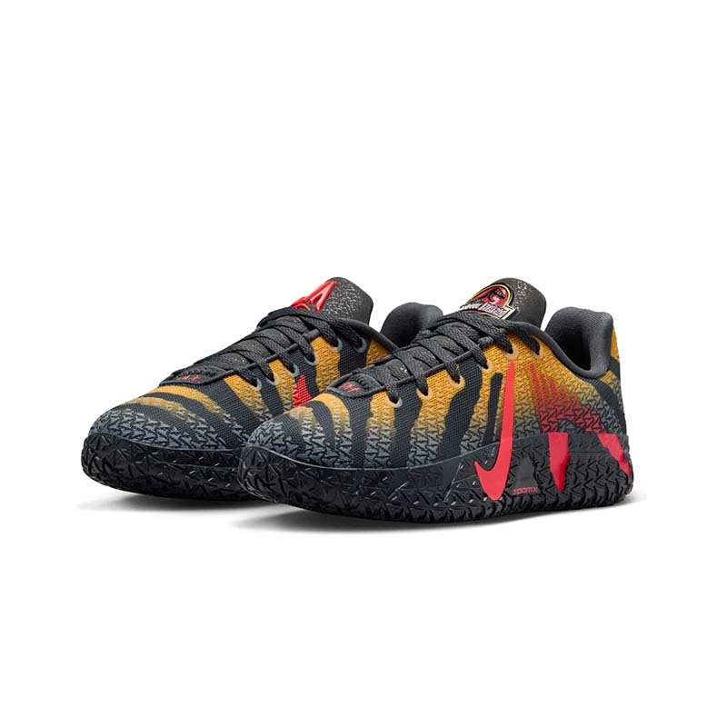 Nike Ja 3 x Jurassic Park "Raptor" GS 侏儸紀公園 限定 實戰籃球鞋 莫蘭特 黑黃紅 女鞋 大童 IV2627-001 [台灣現貨]