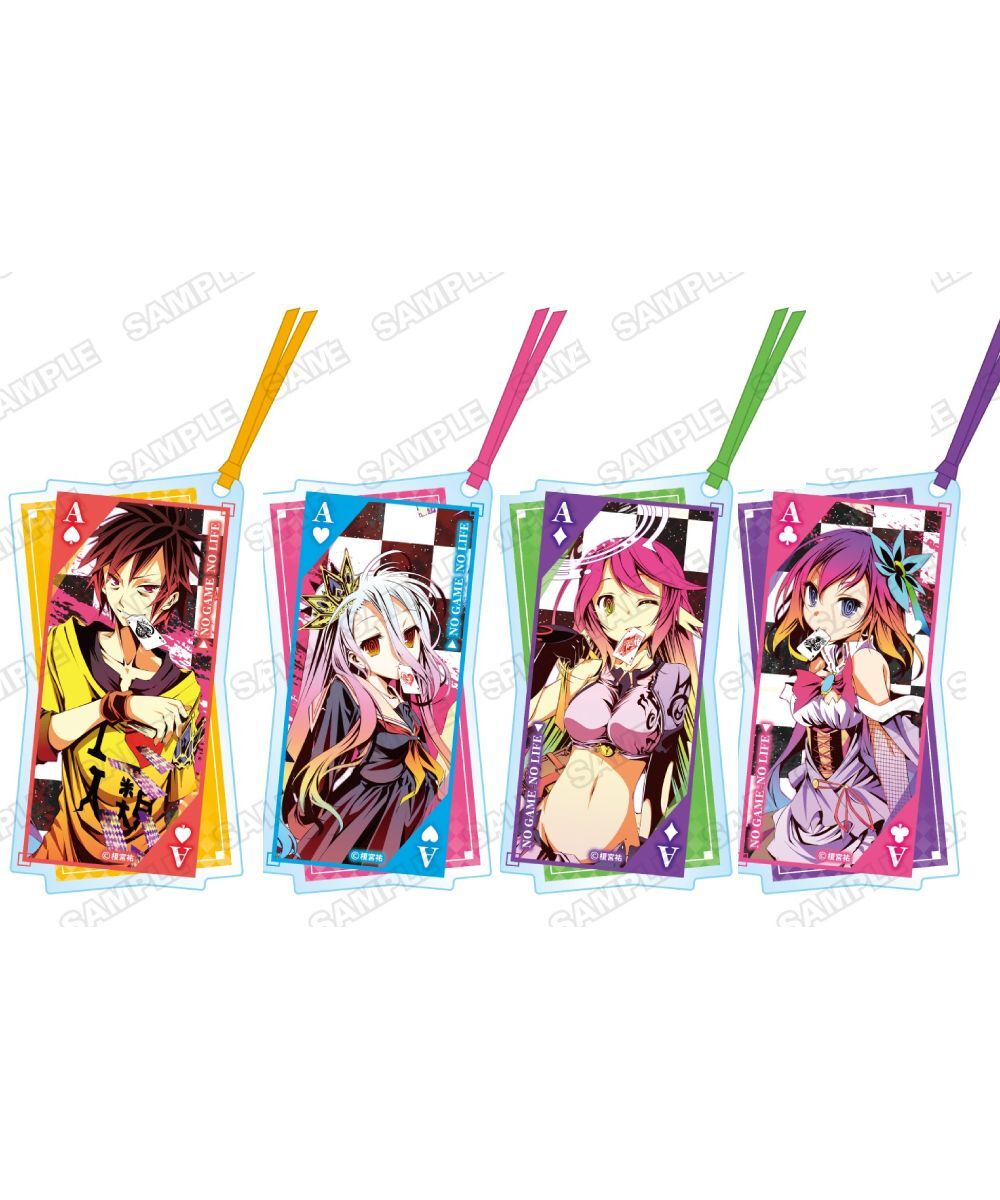預購-『NO GAME NO LIFE 遊戲人生』第13集發售紀念 壓克力書籤 系列【日本進口精品】