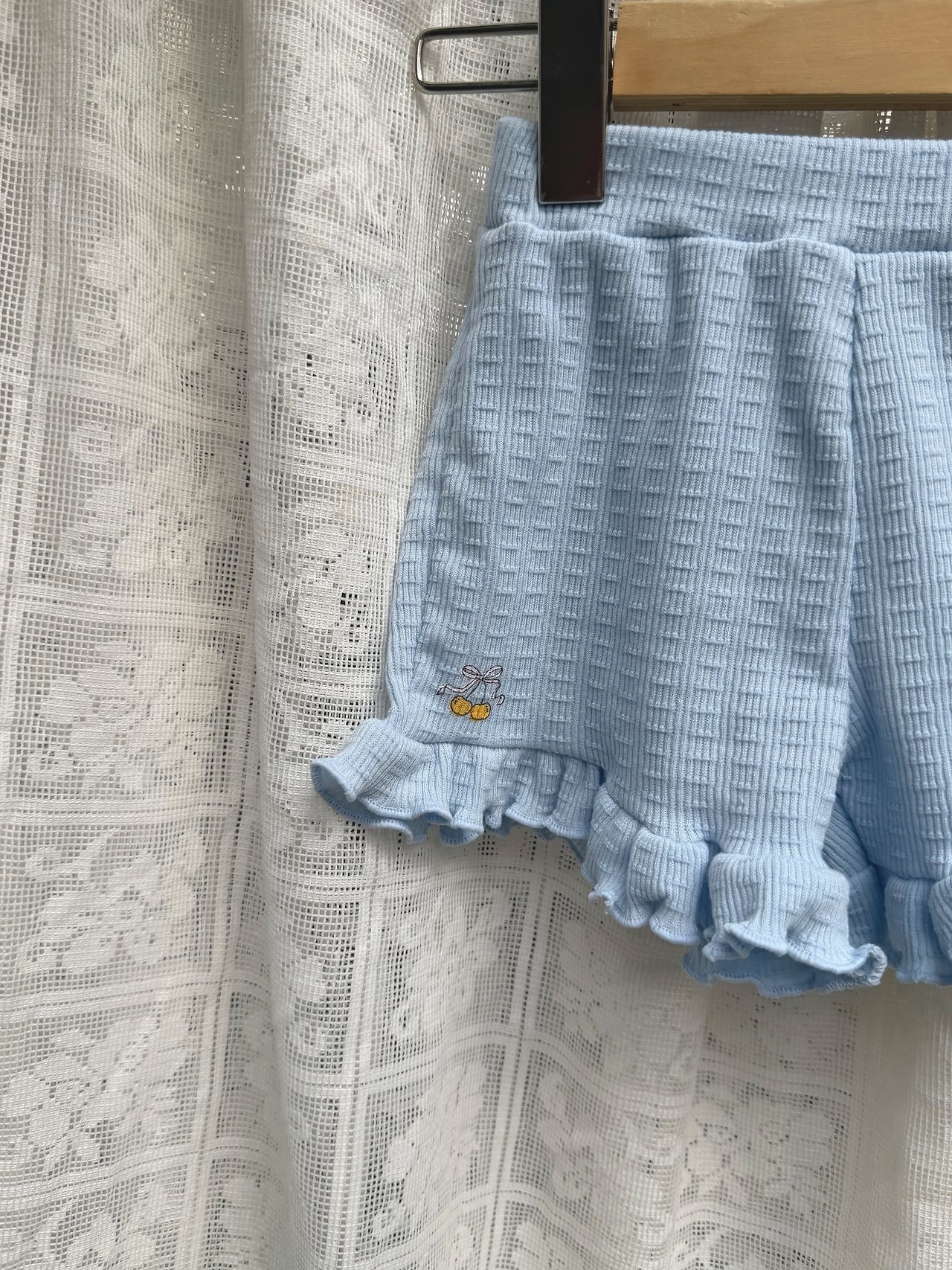 Chouchou Shasha Cherry Frill Pants