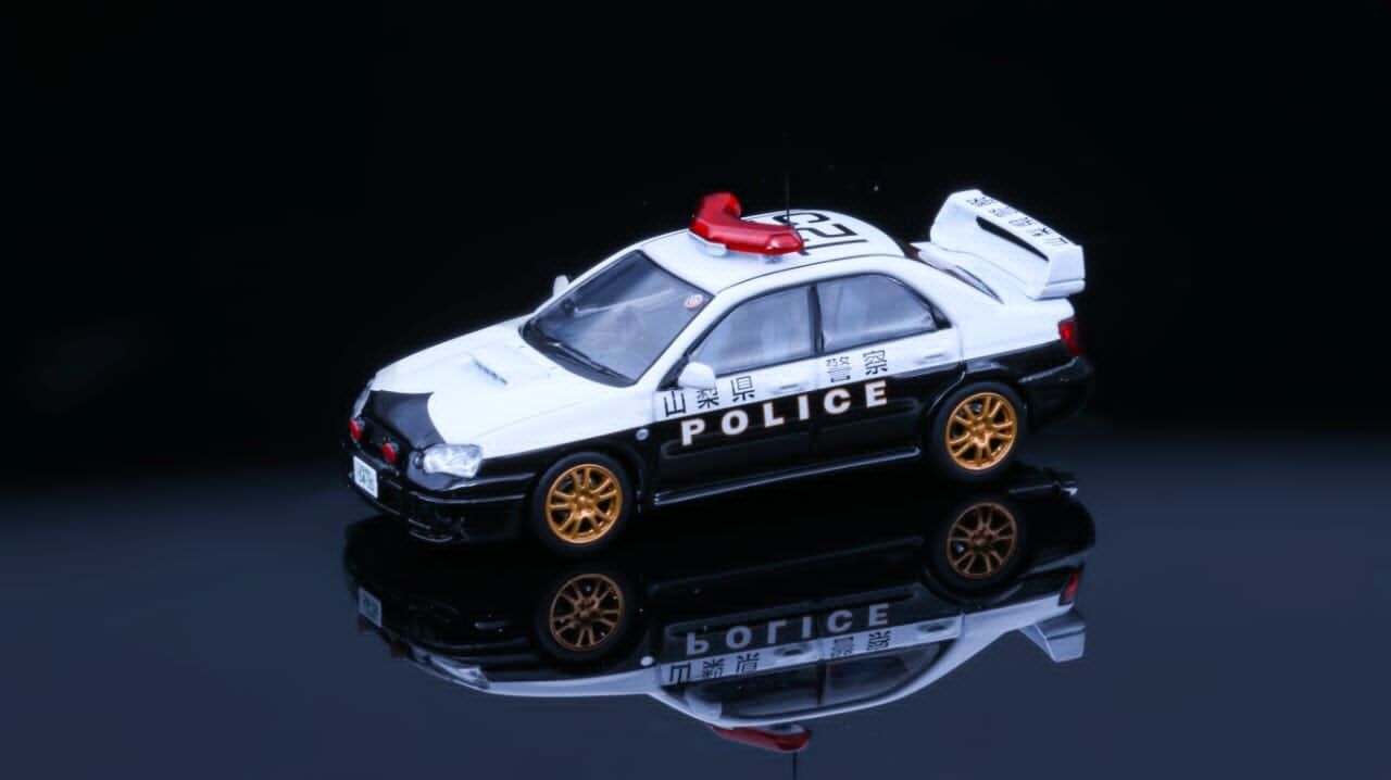預訂:1/64 Rollin Subaru Impreza WRX JP Police 山梨県警察 #125 (RSIJPY125 )