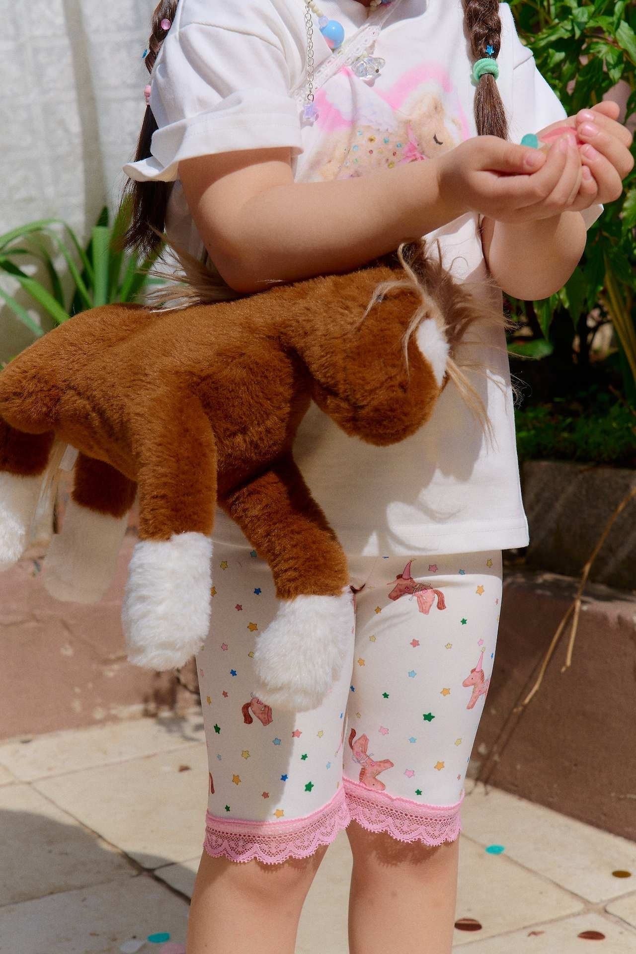 Chouchou Shasha Unicorn Half-Length Leggings