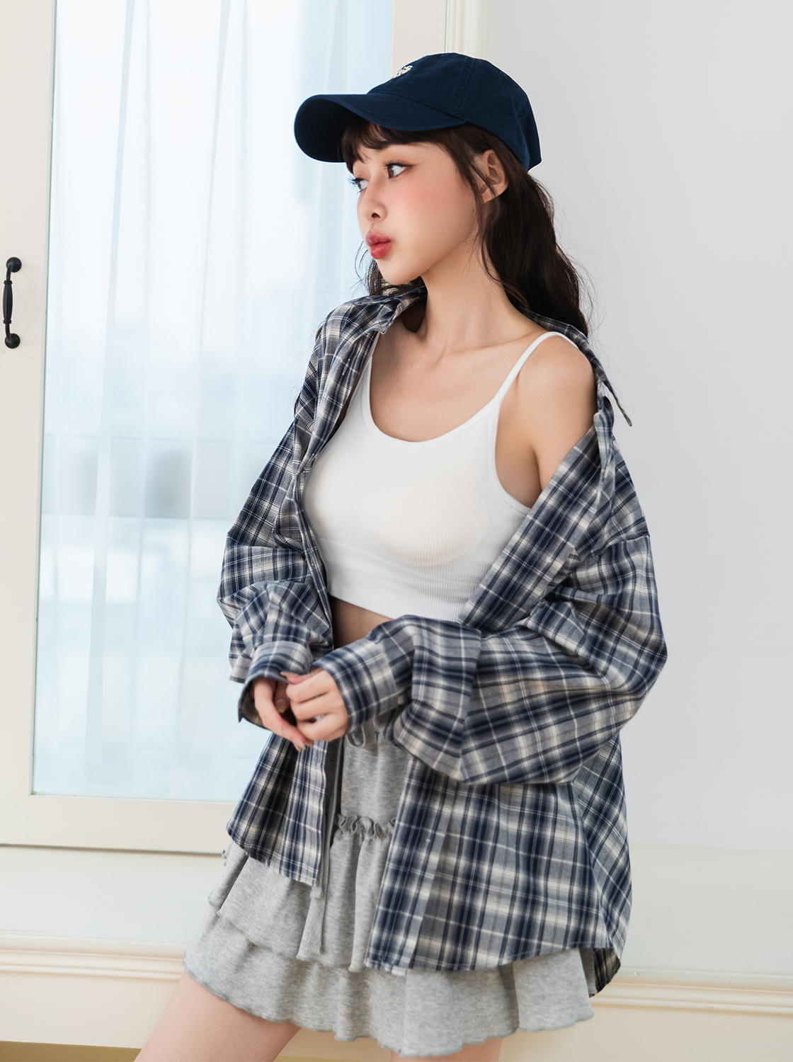 【期間限定】百搭男友格紋襯衫