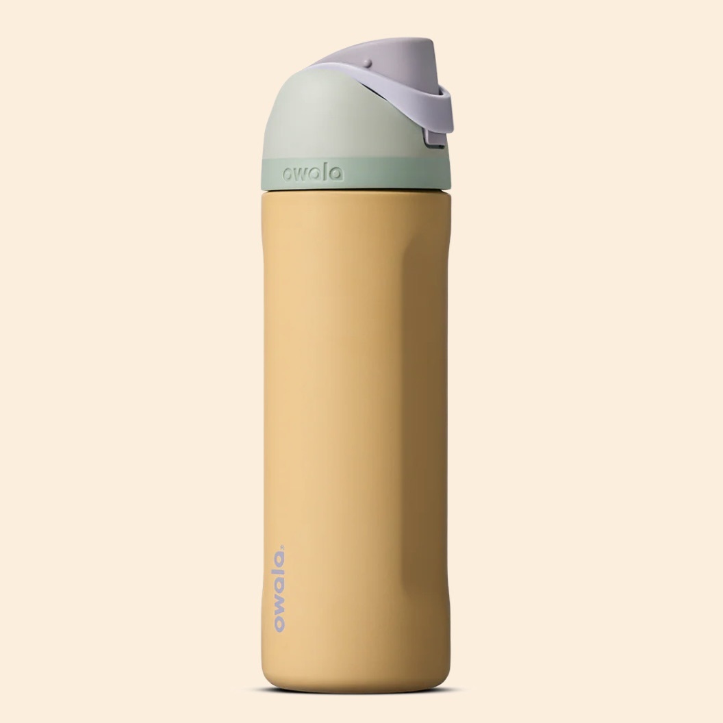 （預購）Owala FreeSip 24oz 黃灰