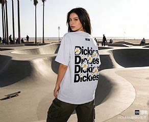 (預購商品)  Dickies厚磅雛菊棉T