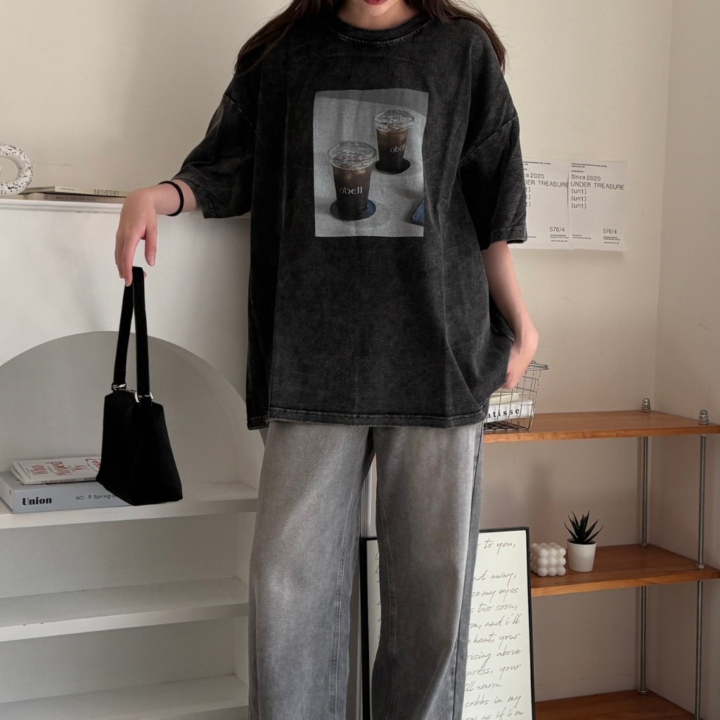8342 美式咖啡照片短T