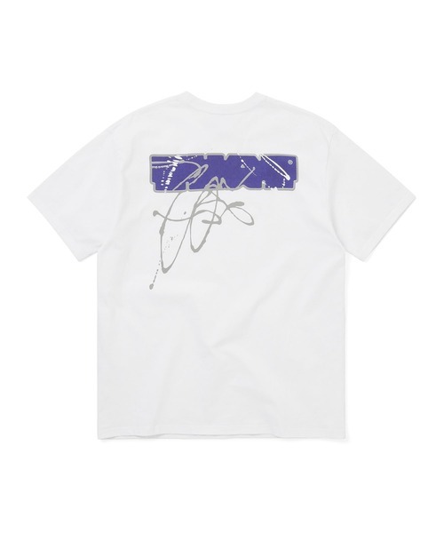 -(E2b01)- THISISNEVERTHAT T-SHIRT S/S INK TRAIL TEE 墨跡小徑 短T 白-TN261TTSST08
