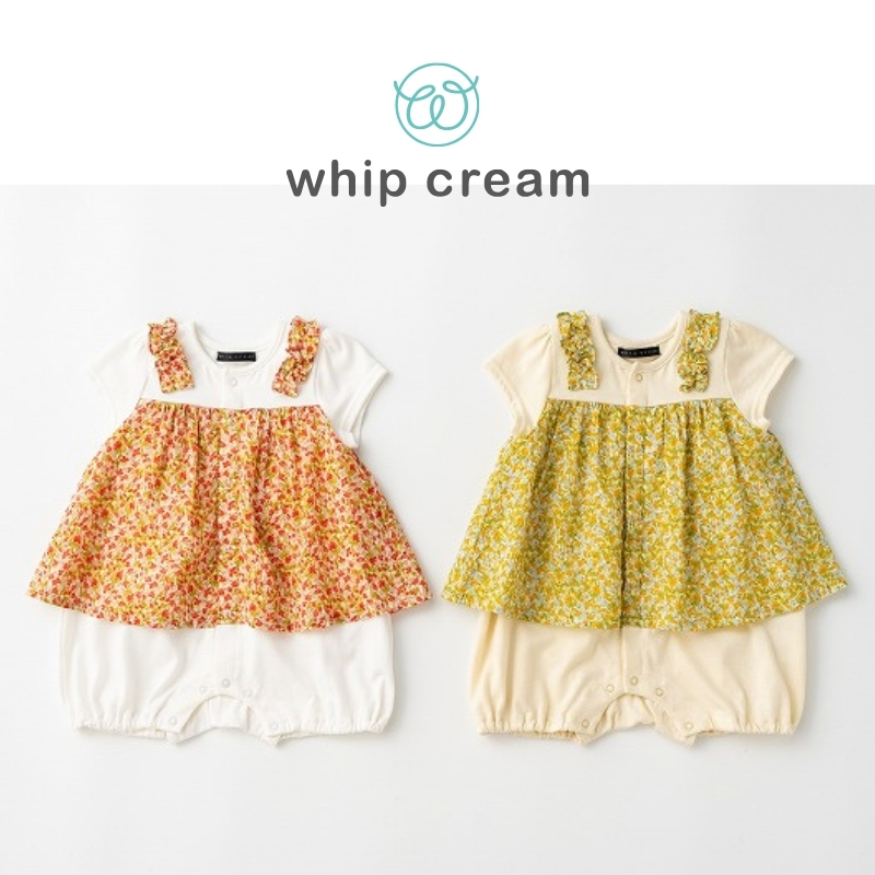 【日本 whip cream】小碎花包屁衣