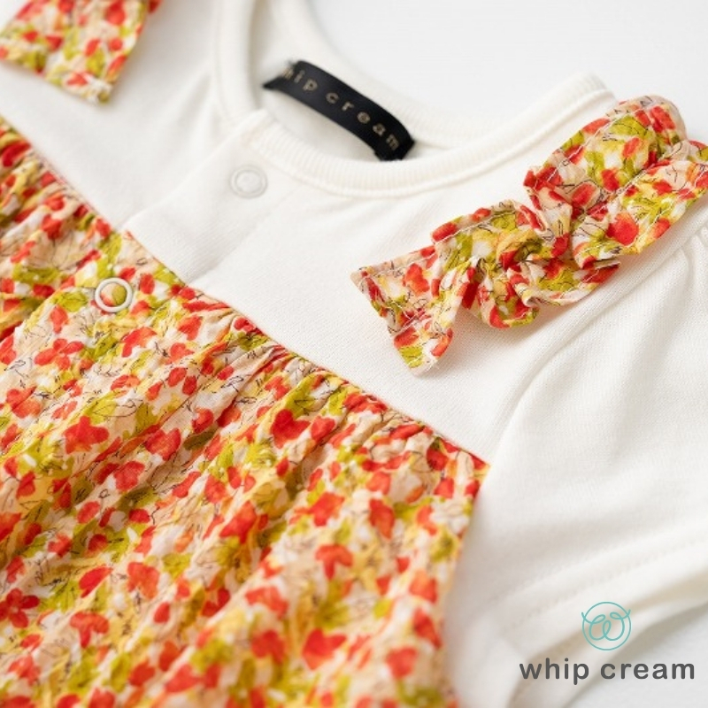 【日本 whip cream】小碎花包屁衣