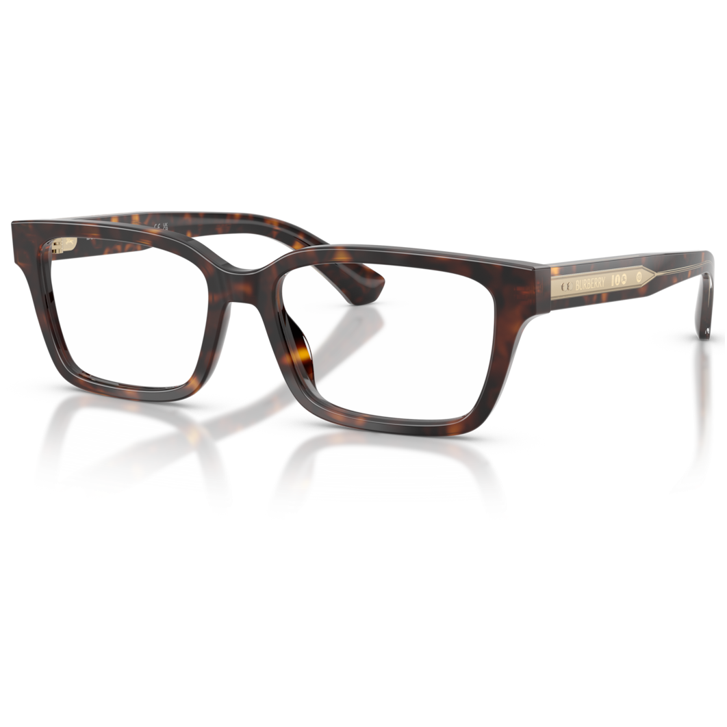【BURBERRY】BE2453F 4205-55mm 方框光學眼鏡♣(深琥珀色)