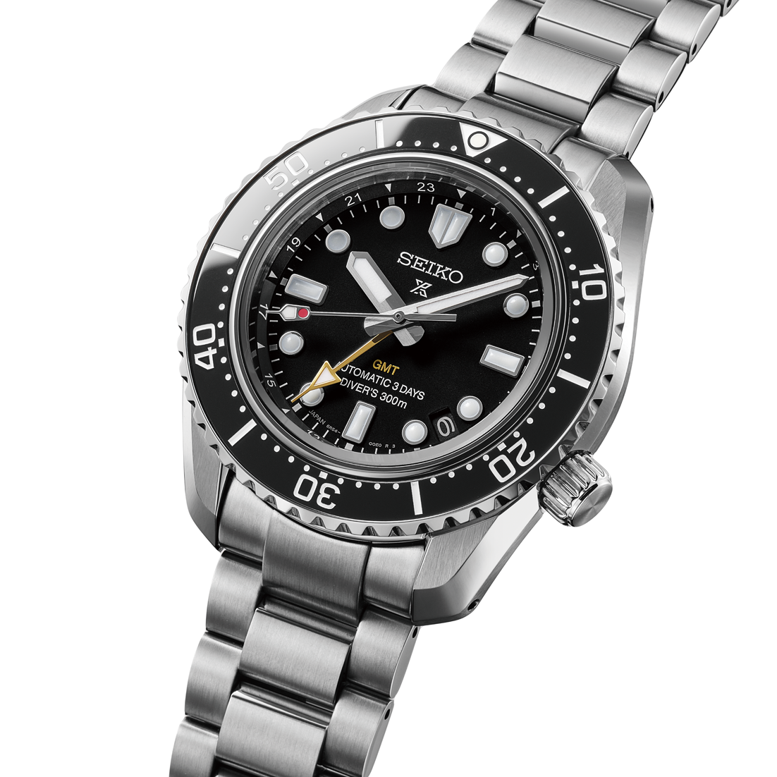 萬年鐘錶 - SEIKO PROSPEX   1968 Heritage Diver's GMT雙時區300米專業潛水錶 HBC002J1 / 6R54-00P0D  錶徑42MM