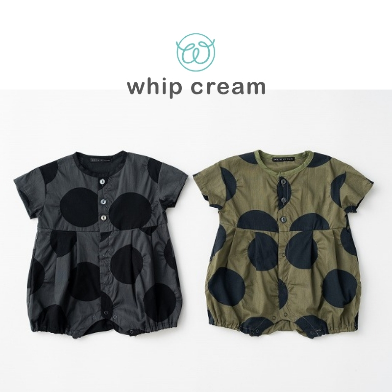 【日本 whip cream】波卡圓點包屁衣