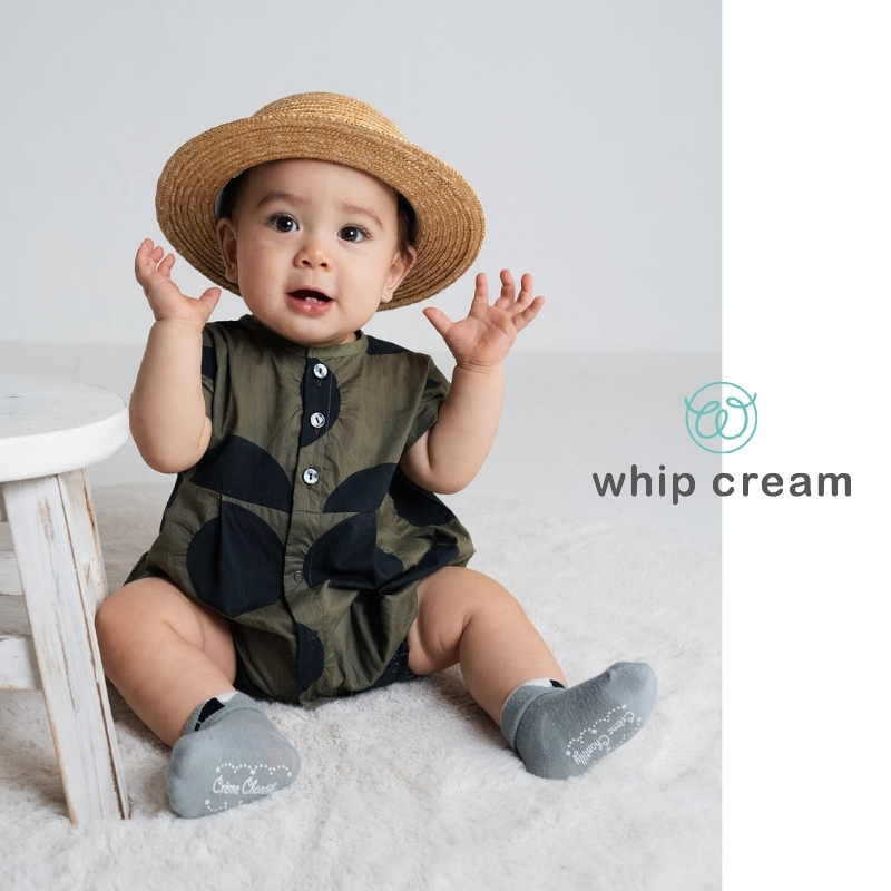 【日本 whip cream】波卡圓點包屁衣
