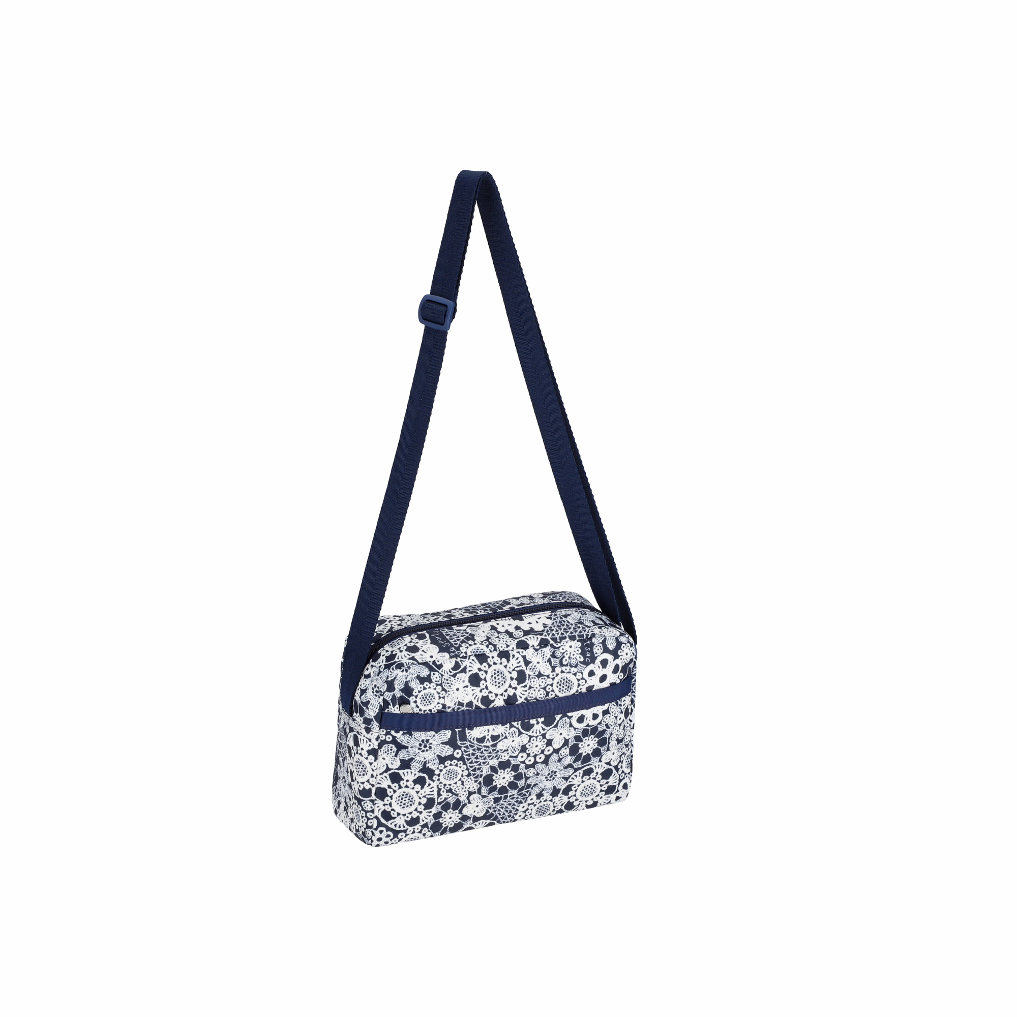 DANIELLA 斜揹袋 (FLORAL LACE NAVY)