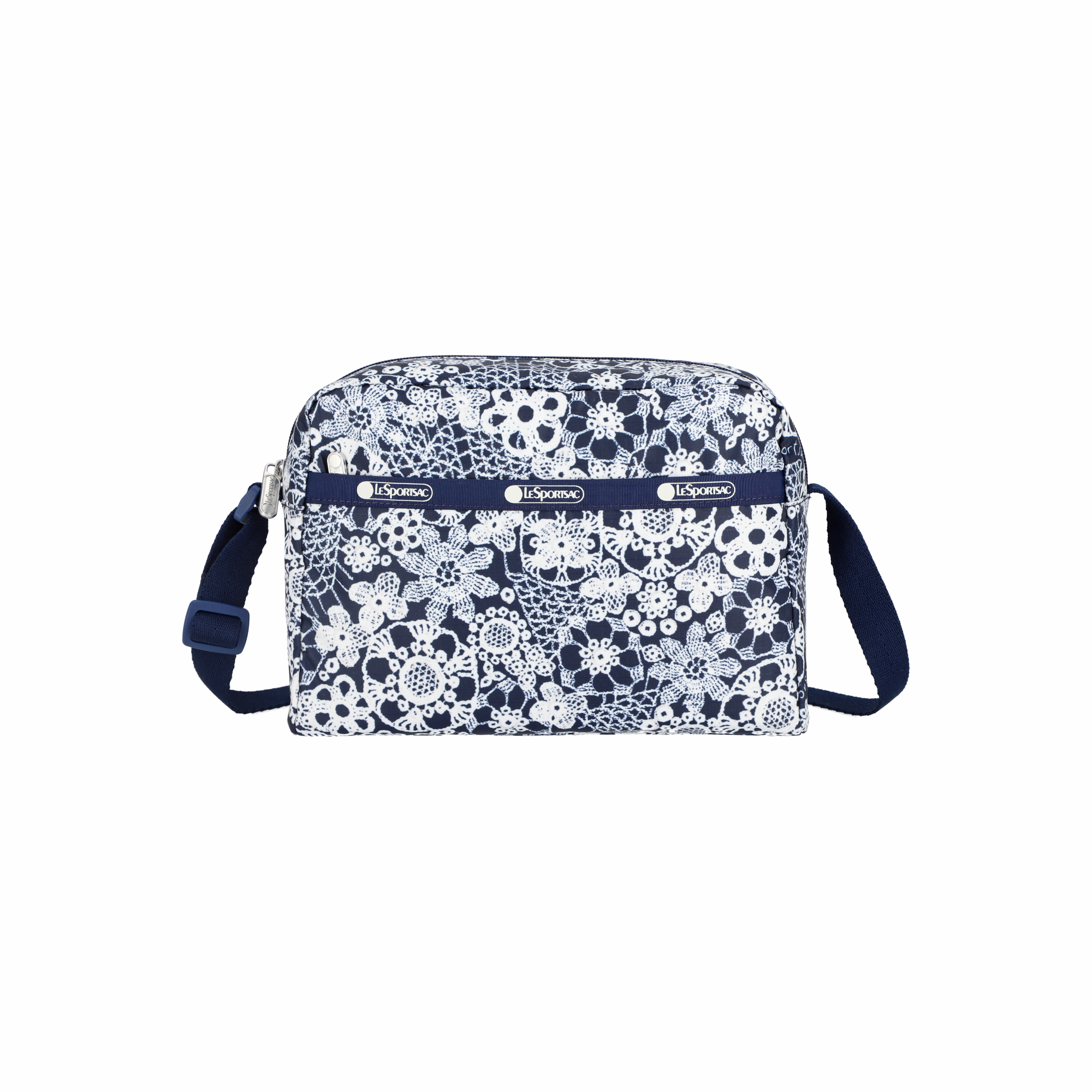DANIELLA 斜揹袋 (FLORAL LACE NAVY)