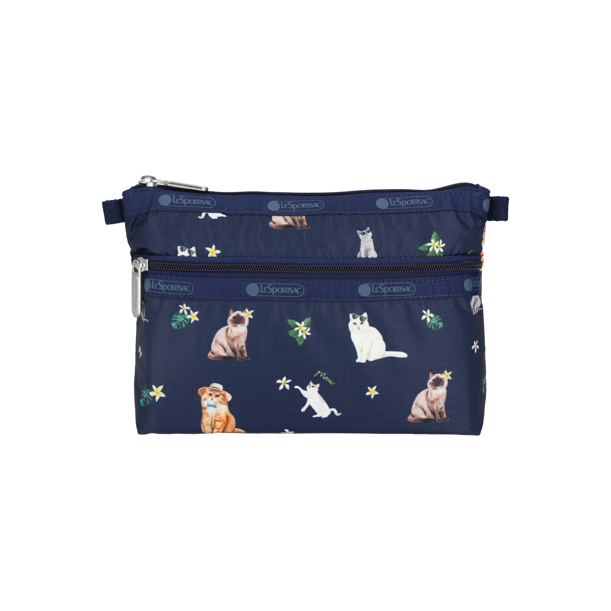 雙層化妝袋 (TROPICAL MEOW CAT)