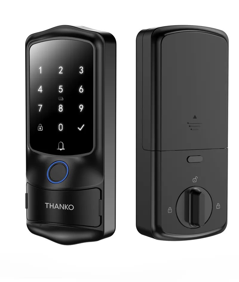THANKO H1 智能指紋鎖（包安裝）｜6 種開鎖方式・Tuya APP