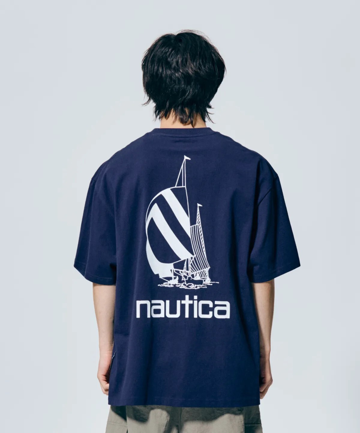 【OWN】NAUTICA 大LOGO 印花 短袖上衣 寬鬆 帆船 百搭 春夏新品 26SS 不分男女 白色 暗藍色