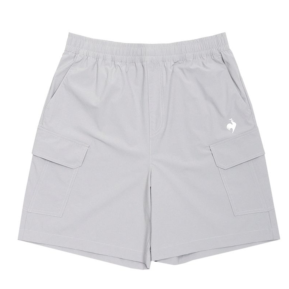 LE COQ SPORTIF 法國公雞 平織運動短褲 男款 (晶片灰色) 20MXX81082